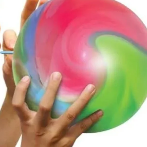 Wubble Tiny Groovy Glow Bubble Ball - Picture 4 of 5